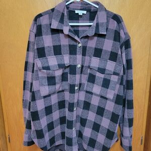 WESTERN Plaid Button-Up Shirt